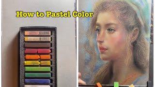 วิธีลงสี Pastel color