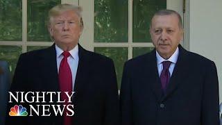 Trump Welcomes Turkey’s Leader To White House Weeks After Syria Invasion | NBC Nightly News