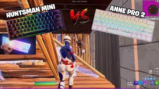 Anne Pro 2 & Razer Huntsman Mini Satisfying Keyboard Fortnite 240 FPS Smooth