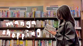  manga shopping with me  // real time talking no music