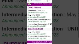 How to check ca foundation june attempt exam result 2023|ca foundation result 2023 kese check kere