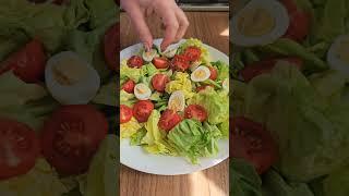 Корисний салат з ароматними креветками/Healthy salad with aromatic shrimp