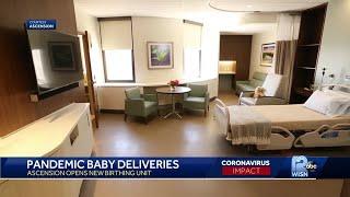 Hospital opens new labor & delivery unit during coronavirus pandemic