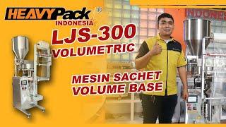 LJS-300 MESIN PENGEMAS SACHET UNTUK PRODUK BUBUK / POWDER DENGAN SISTEM VOLUMETRIC