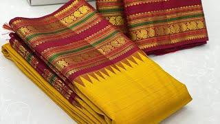 26 Nov 2024 | Pure Kanchipuram Handwoven Traditional Silk Sarees With Price | WhatsApp 7397179217