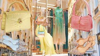 Shopping in Milan: ARMANI, BULGARI, ELIE SAAB, MAX MARA, CASADEI... Luxury Shopping Vlog 2024.