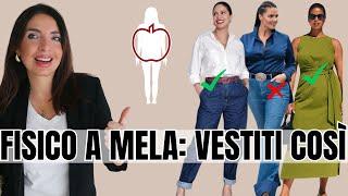 COME VESTIRSI CON UN FISICO A MELA e nascondere la pancetta