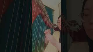 [For Harp Beginners] Be Thou My Vision, Irish Hymn #harpmusic #harp #MusicToSleep#insomnia#relaxing