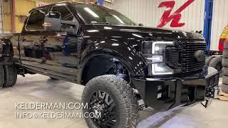 THE ULTIMATE WORK TRUCK! KELDERMAN-BUILT 2021 F-450 ON FULL AIR RIDE, FORCES, AND MORE!