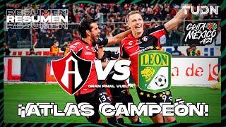 Resumen y goles | Atlas 1(4)-(3)0 León | Grita México BBVA AP2021 - FINAL Vuelta | TUDN