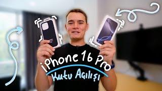 iPHONE 16 PRO KUTU AÇILIŞI | Kamerasını test ettim