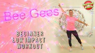 10 Minute BEE GEES WORKOUT | Exercises for Seniors & Beginners | 70's Workout | No talking