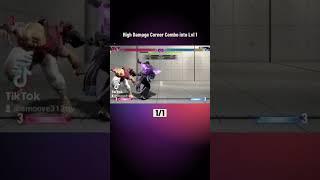 High Damage Corner Combo into Lvl 1 #streetfighter6 #sf6 #sf6jp #jpcombo #gaming #videogame #fgc #jp