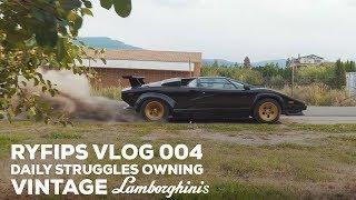 Daily struggles owning vintage Lamborghinis. RyFips Vlog 004