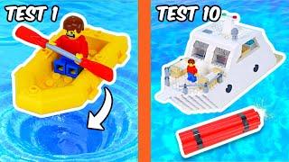 I sunk LEGO BOATS...