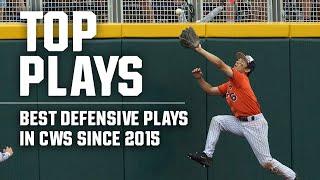 Top College World Series defensive plays since 2015