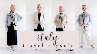 Italy in Spring Travel Capsule Wardrobe