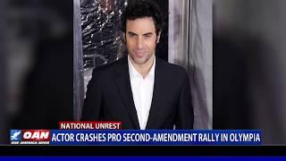 Actor crashes pro-Second Amendment rally in Olympia