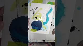 How to hand paint greeting cards! #shorts #shortsfeed #artvideo