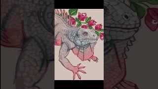 [Speedpaint] Iguana | Krita Time-lapse