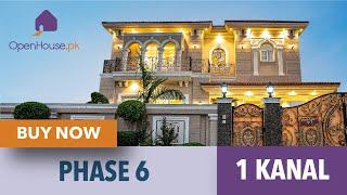 Walkthrough of a Brand New 1 Kanal Spanish Style House in DHA Phase 6, Lahore - Discover Elegance!