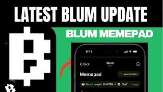 LATEST BLUM Update | Blum MEMEPAD and What You Need To Do (BLUM LISTING & WITHDRAWAL UPDATE)