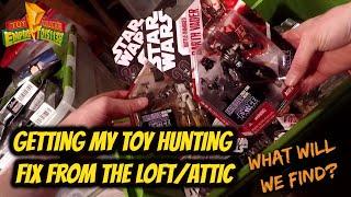 TOY HUNTING in the LOFT / ATTIC. What toys will we find hidden away?