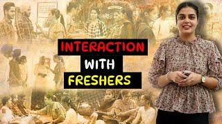 Interaction with freshers    |    Mata Gujri College