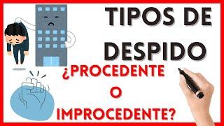 Tipos de DESPIDO en España  Improcedente, Disciplinario etc... ️ ABOGADA LABORAL