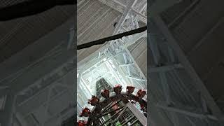 Screaming All the Way Up: Emiru & ExtraEmily’s Drop Tower Reaction   #twitch #shorts #clips