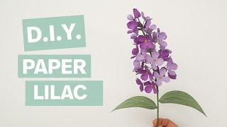 DIY Paper Lilac in a Clay Pot