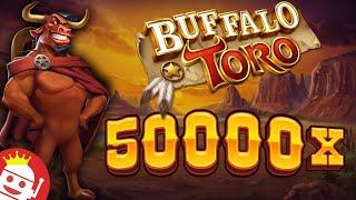  LUCKY PLAYER HITS 50,000x BUFFALO TORO JACKPOT!  NO BONUS BUY!