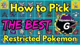 How to pick the BEST Restricted Pokemon in VGC Reg G! Scarlet and Violet VGC 2024 Competitive Guide