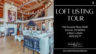 Tour a LUXURY 4300 sqft Historic Loft In Downtown Denver