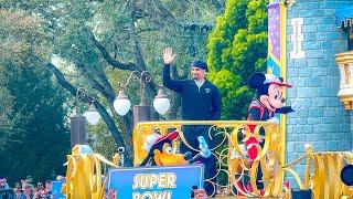 Eagles Super Bowl Parade At The Magic Kingdom! I've Never Seen Disney Like This Before