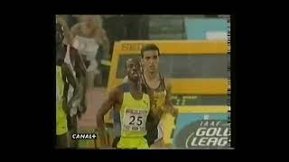 Hicham El Guerrouj 1500m World record (14/07/1998 Roma Golden League)   High Quality