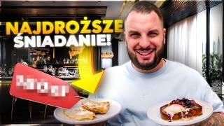 ŚNIADANIE W NAJDROŻSZYM HOTELU