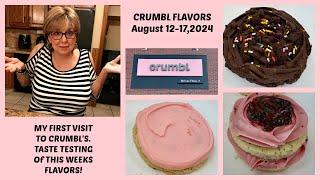 MY CRUMBL COOKIE REVIEW and TASTE TEST August 12 -17, 2024. My first time in the new store!