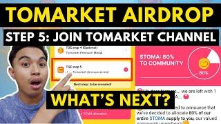 TOMARKET STEP 5 REVEAL FOR ELIGIBILITY ON AIRDROP! 80% OF TOKENS FOR COMMUNITY