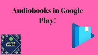 Audiobooks in Google Play!