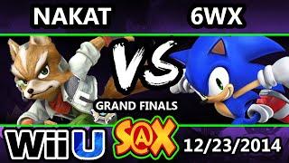 S@X - LoF | Nakat (Ness, Fox) Vs. 6WX (Sonic) SSB4 Grand Finals - Smash 4 Wii U