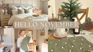 hello november | festive decor haul & cosy day at home