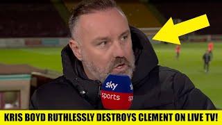  WATCH AS Kris Boyd RUTHLESSLY DESTROYS Phillipe Clement On Live TV!