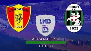 Recanatese - Chieti IN DIRETTA SU RETE8 - Domenica 1° Dicembre dalle ore 14:30 (Promo Tv)