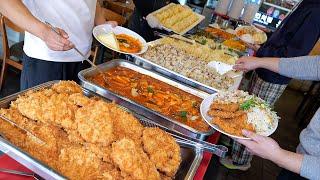 Incredible cooking process!! Unlimited buffet’s food mass production BEST 5 - Korean food