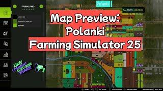 FS25 Map: Polanki a beautiful European countryside map for Farming Simulator 25 Preview