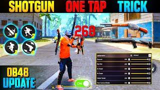 Shotgun Headshot Trick 2025 | M1887 Headshot Trick | Free Fire Me Headshot Kaise Mare | Khuni Gamer