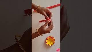 paper flower making ideas | easy paper flowers | #shorts