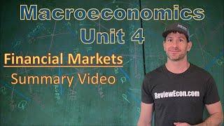 Macroeconomics Unit 4 COMPLETE Summary - Financial Markets - 2025 Update