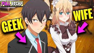 Geek Reincarnates in a World where Women Rule , but He Becomes Rizz and Get a Harem Anime Recap